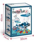 Set joc Raya Toys - Cabinet medical cu cărucior, 17 piese  - 3t