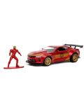 Set de joaca  Jada Toys - Iron Man cu Chevrolet Camaro, 1:32 - 2t