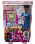 Set de joc Barbie You can be anything - Profesoară cu părul negru și un laptop - 6t