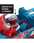 Set de joc Hot Wheels Monster Truck - Smash & Crash Race Ace,85 de piese - 6t