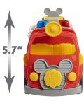 Set de joacă Just Play Disney Junior - Camionul de pompieri al lui Mickey Mouse, cu figurine - 5t