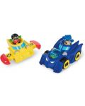 Set de jucării 3 în 1 Tomy Toomies - Batmobile, cu 2 figurine - 5t