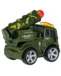 Set de jucării GT - Camioane militare cu inerție, 4 piese - 3t