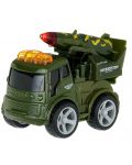 Set de jucării GT - Camioane militare cu inerție, 4 piese - 5t