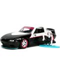 Set joc Jada Toys - Ghost Spider  1990 Mazda Miata, 1:32 - 2t