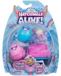 Set joc Hatchimals Alive! - Scaun de sufragerie cu figurine - 1t