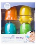 Jucării de baie cu forme interschimbabile Ubbi - 4 bucăți - 4t
