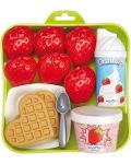 Set de joacă Ecoiffier - Tavă cu căpșuni și accesorii - 1t
