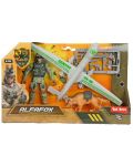 Set de joacă  Toi Toys Alfafox - Soldat cu un câine și un avion - 2t