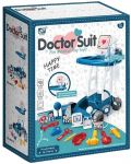 Set joc Raya Toys - Cabinet medical cu cărucior, 17 piese  - 1t