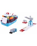 Set de jucării Majorette Creatix - Cargobot cu camion și macara - 3t
