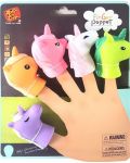 Set 5 marionete pentru degete Finger Puppet - Unicorni - 1t