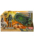 Set de joacă  Toi Toys Alfafox - Soldat cu câine și barcă - 2t