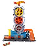 Set de joaca Mattel Hot Wheels - Centru de vulcanizare auto modern urban - 5t