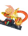 Set joc  Hot Wheels City - Șarpe în pizzerie, cu un cărucior - 6t