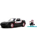 Set joc Jada Toys - Ghost Spider  1990 Mazda Miata, 1:32 - 4t