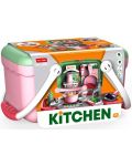 Raya Toys - Bucătărie într-un coș cu aburi și lumini - 4t