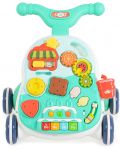 Jucărie de mers pe jos 2 în 1 Moni Toys - Basket, Blue - 2t