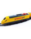 Set de jucării Rappa - Șine de tren RegioJet, cu sunet și lumină - 3t
