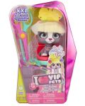 Set de joaca  IMC Toys Vip Pets - Cățeluș la modă cu păr lung pentru coafuri cu accesorii, Lady Gigi - 1t