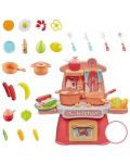 Raya Toys - Mini bucătărie, coral - 3t