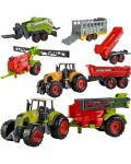 Set de joc Iso Trade - Mașini agricole, 6 bucăți - 1t