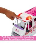 Set joc  Barbie - Transforming Ambulance, Clinica, 20 accesorii - 4t