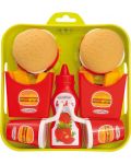 Set joc Ecoiffier - Meniu de hamburger - 2t