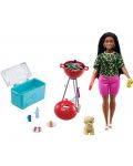Set de joaca Mattel Barbie - Barbeque - 3t