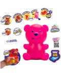Jucărie interactivă Eolo Toys Gummymals - Ursuleț, roz - 5t