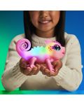 Jucărie interactivă Moose Little Live Pets - Cameleon, roz - 7t