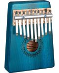 Kalimba, instrument muzical Sela - 10 Mahogany, albastru - 2t