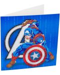 Craft Buddy Diamond Tapestry Card - Captain America - 2t