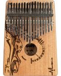 Kalimba, instrument muzical Sela - 17 Peaceful Mind, maro - 1t