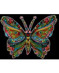 Tablou de colorat ColorVelvet - Fluture, 29,7 x 21 cm - 1t