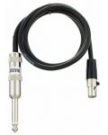 Cablu de chitară Shure - WA302, 6.3mm/TA4F, 0.75m, negru - 2t