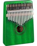 Kalimba, instrument muzical Sela - 17 Mahogany, verde - 2t