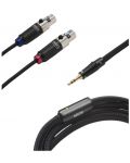 Cablu Meze Audio - OFC Standard, mini XLR/3.5mm, 1.2m, черен - 1t