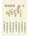 Felicitare Gespaensterwald Paper Deluxe - Make a Wish - 1t
