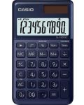 Calculator Casio SL-1000SC de buzunar, 10 dgt, albastru inchis metalic - 1t