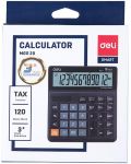 Calculator Deli Smart - EM01120, 12 dgt, negru - 4t