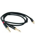Cablu Master Audio - RCA381/3, 2x 6.3mm/3.5mm, 3m, negru - 1t