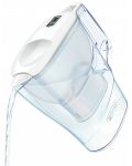 Cană de filtrare apă BRITA - Aluna Cool Memo, 2,4 l, albă - 1t