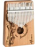 Kalimba, instrument muzical Sela - 17 Peaceful Mind, maro - 2t