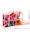 Casă de păpuși MalPlay - Lovely House cu 6 camere, mobilier și figurine, 136 de piese - 9t