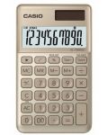 Calculator Casio SL-1000SC de buzunar, 10 dgt, auriu metalic - 1t
