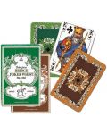 Carti de joc Piatnik - model Bridge-Poker-Whist, culoare verde - 1t