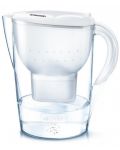 Cană cu filtru de apă BRITA - Marella XL Memo, 3.5 l, albă - 1t
