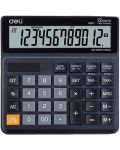 Calculator Deli Smart - EM01120, 12 dgt, negru - 1t