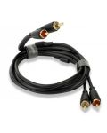 Cablu QED - Connect, Phono/Phono, 1,5 m, negru - 1t